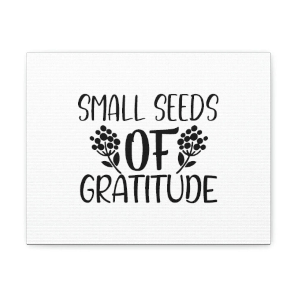 Scripture Walls Small Seeds of Gratitude Colossians 3:17 Flowers Christian Wall